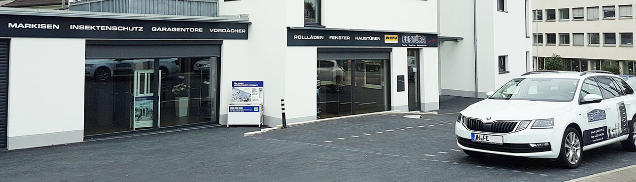 Homepage Fa. Fentüra GmbH & Co. KG: Startbild